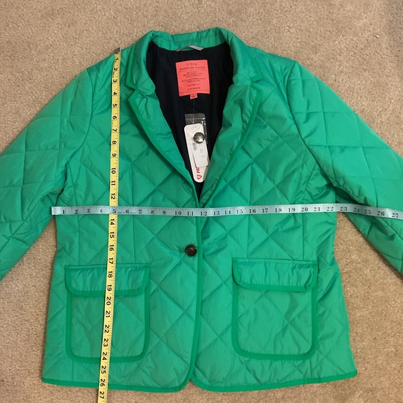 J. Crew Green Signature Water-Repellent Puffer Primaloft Lightweight Recycled XL - Picture 5 of 16